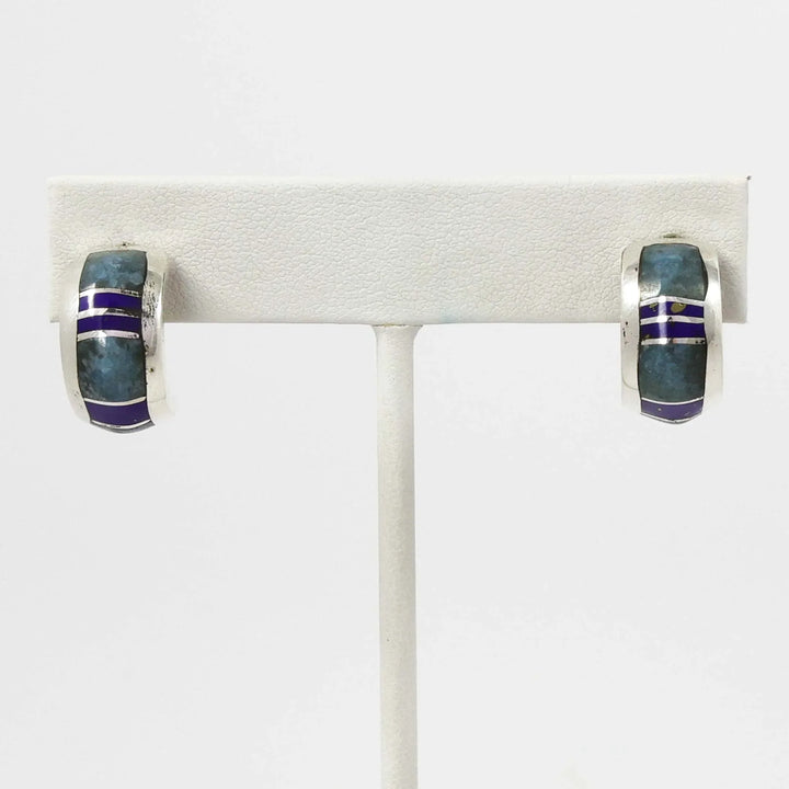 Lapis Hoop Earrings