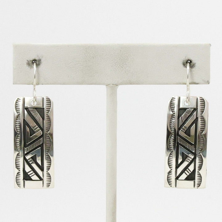 Silver Overlay Earrings