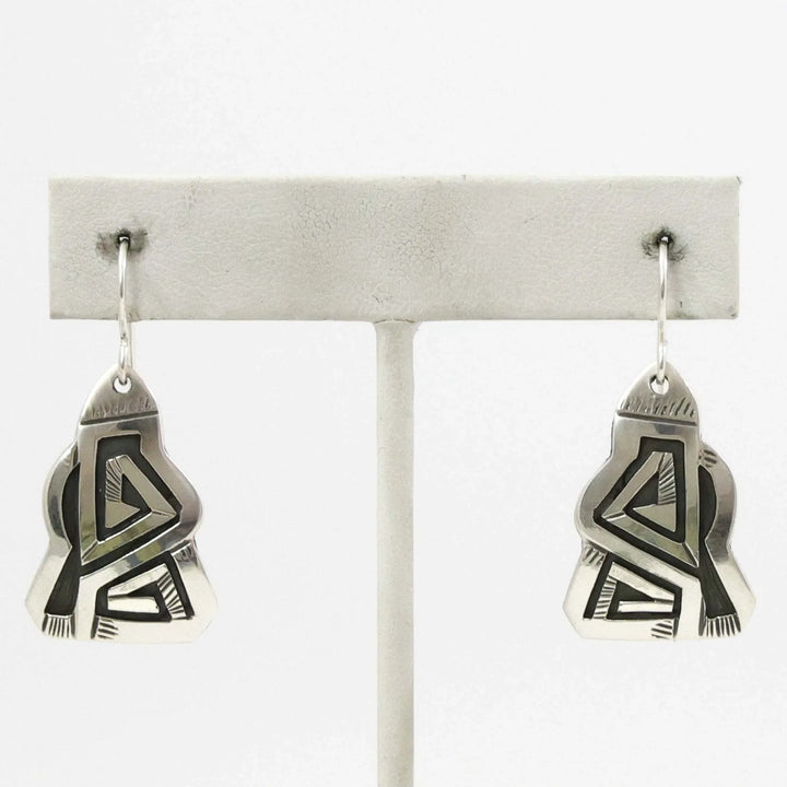 Silver Overlay Earrings