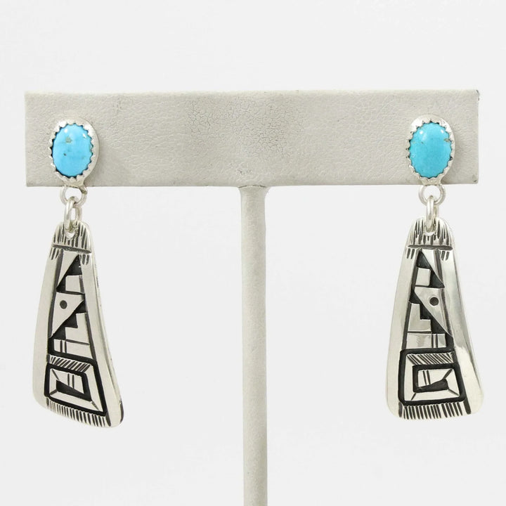 Sleeping Beauty Turquoise Earrings