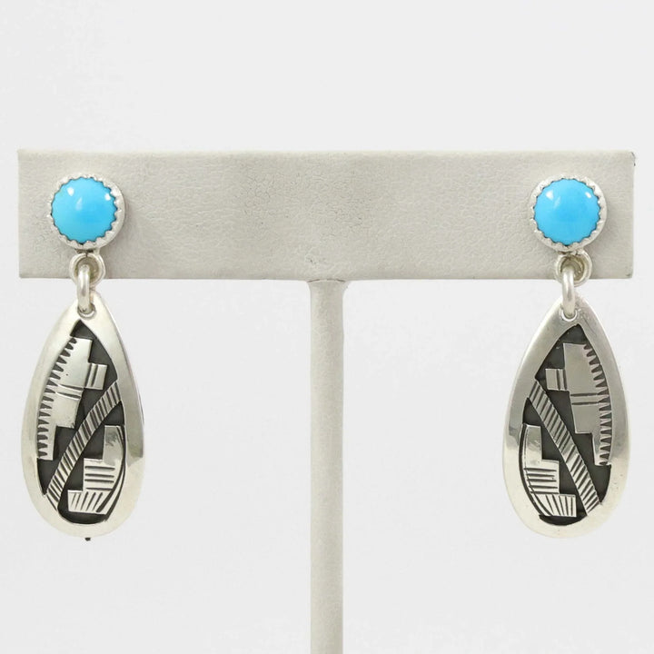 Sleeping Beauty Turquoise Earrings