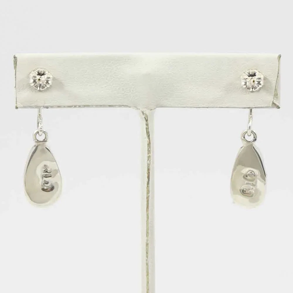 Denim Lapis Earrings
