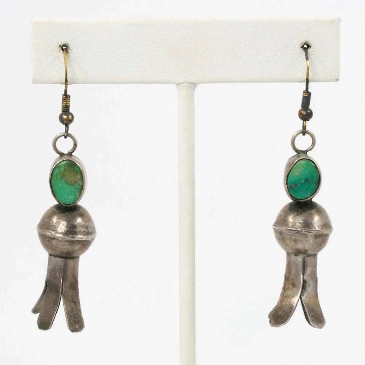 Turquoise Squash Blossom Earrings