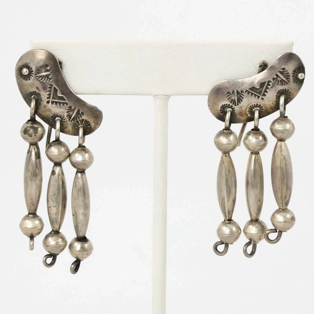 1970s Silver Earrings