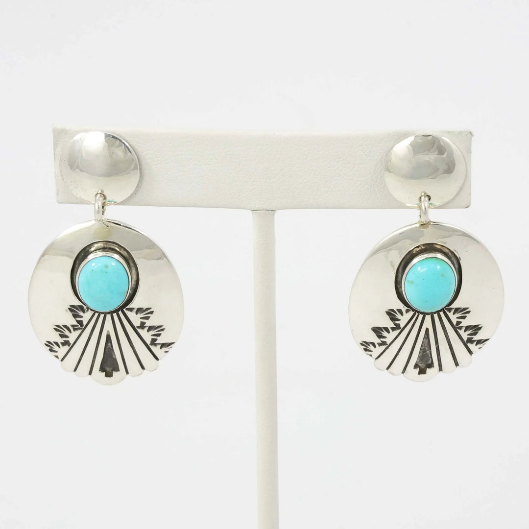 Sleeping Beauty Turquoise Earrings