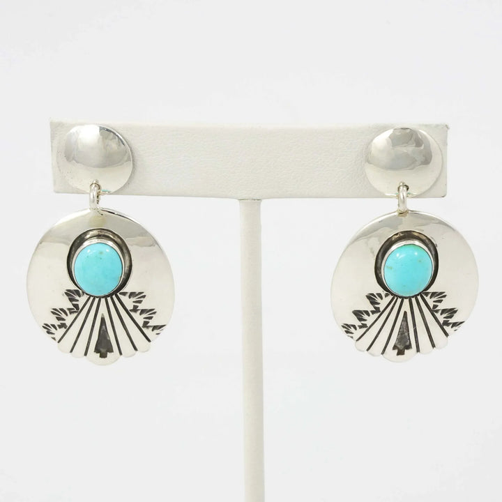 Sleeping Beauty Turquoise Earrings