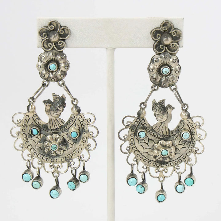 Frida Kahlo Clip Earrings
