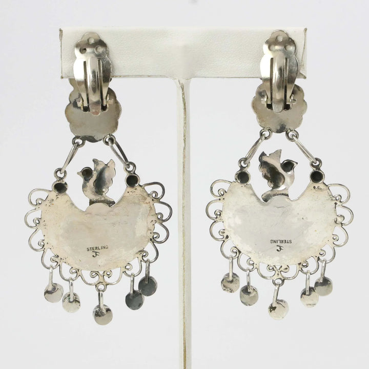 Frida Kahlo Clip Earrings