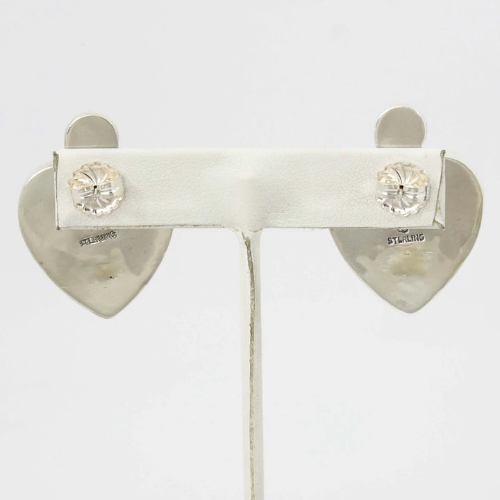 Spiny Oyster Heart Earrings