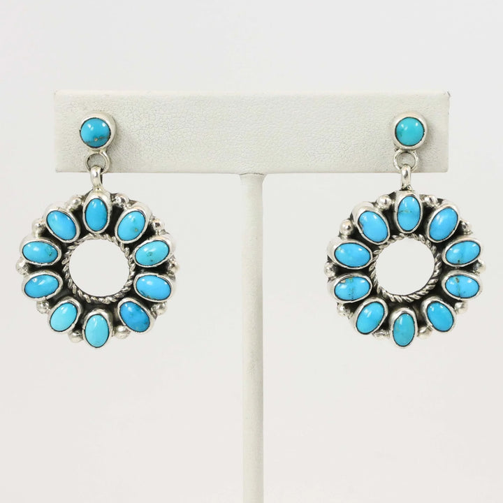 Sleeping Beauty Turquoise Earrings