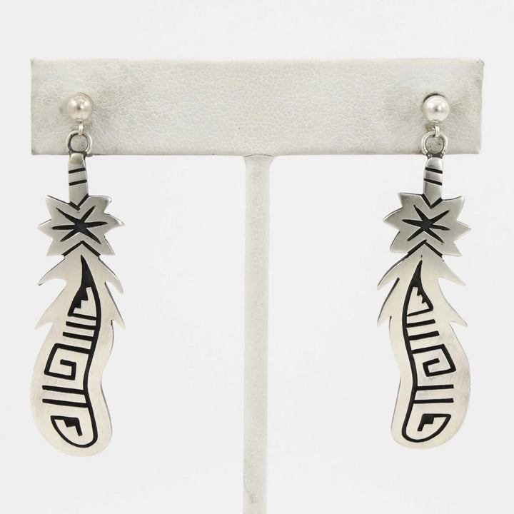 Hopi Feather Earrings