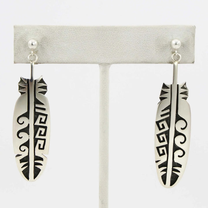 Hopi Feather Earrings