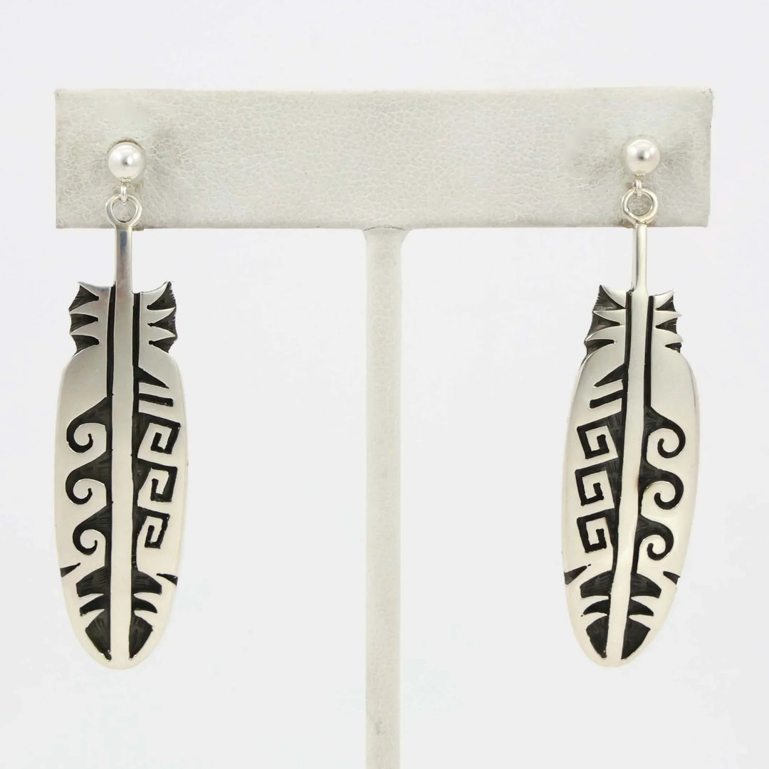 Hopi Feather Earrings