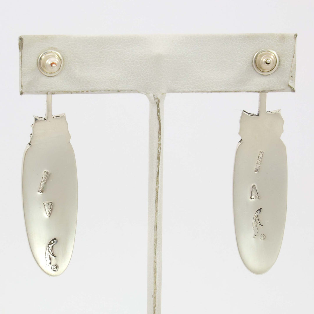 Hopi Feather Earrings