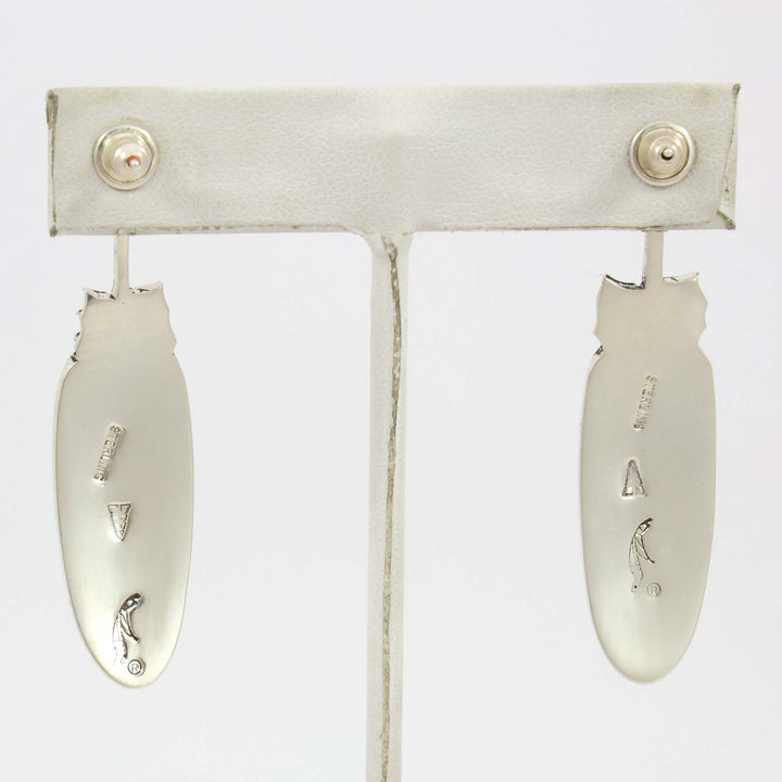 Hopi Feather Earrings
