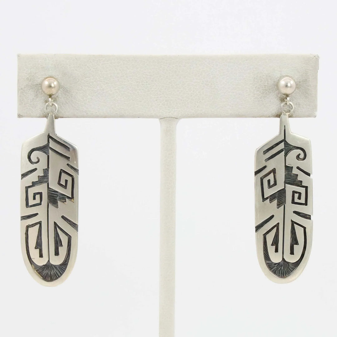 Hopi Feather Earrings
