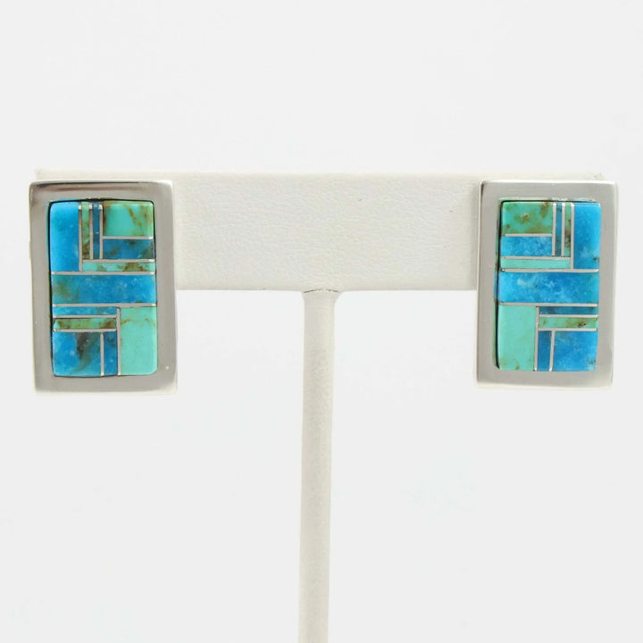 Turquoise Inlay Earrings