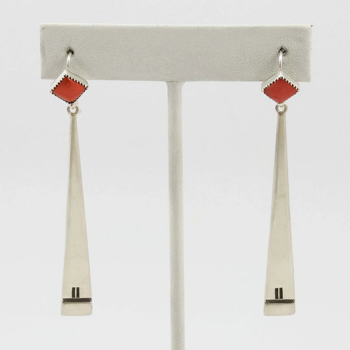 Coral Earrings