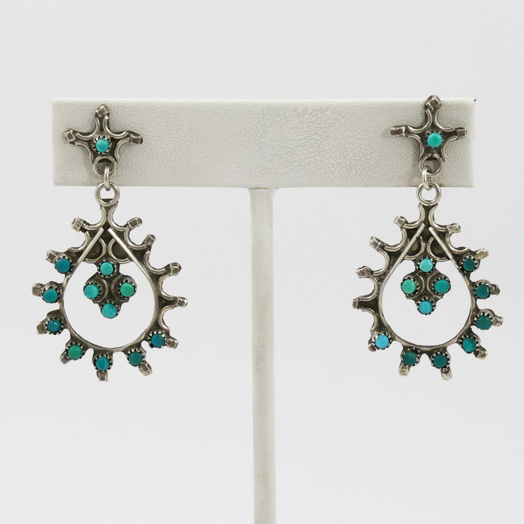1950s Turquoise Earrings