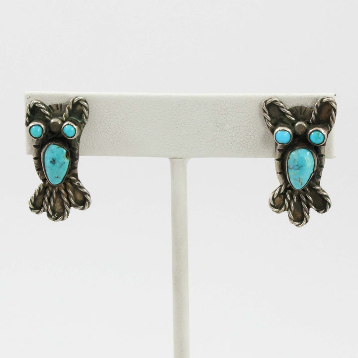 1950s Owl Clip Earrings