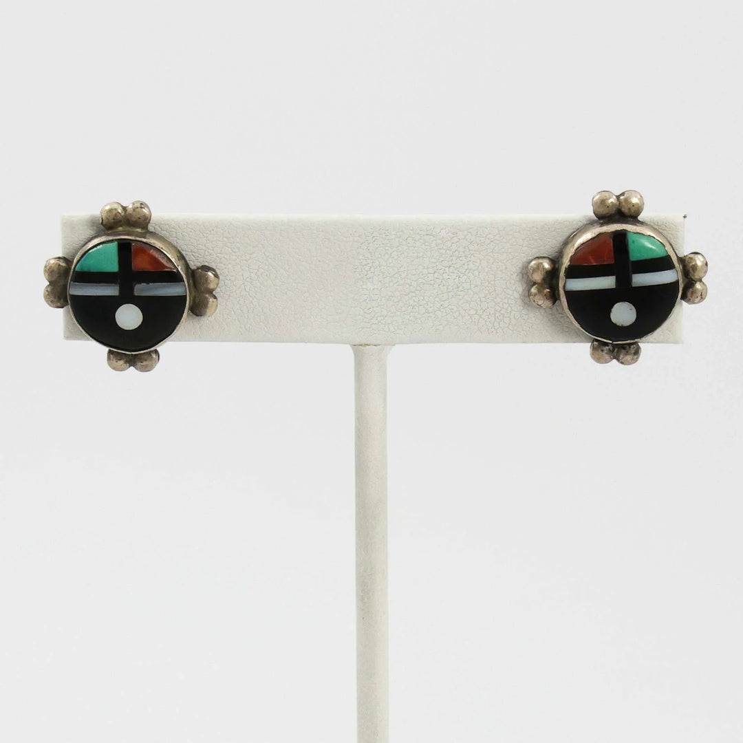 1940s Sunface Earrings