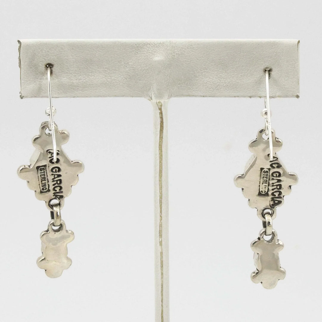 Turquoise and Rose Quartz Earrings