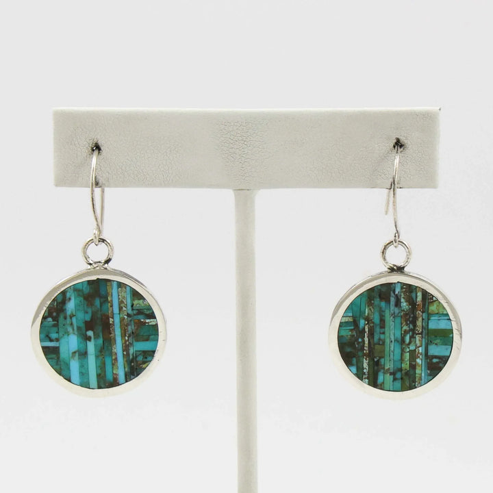 Inlay Turquoise Earrings