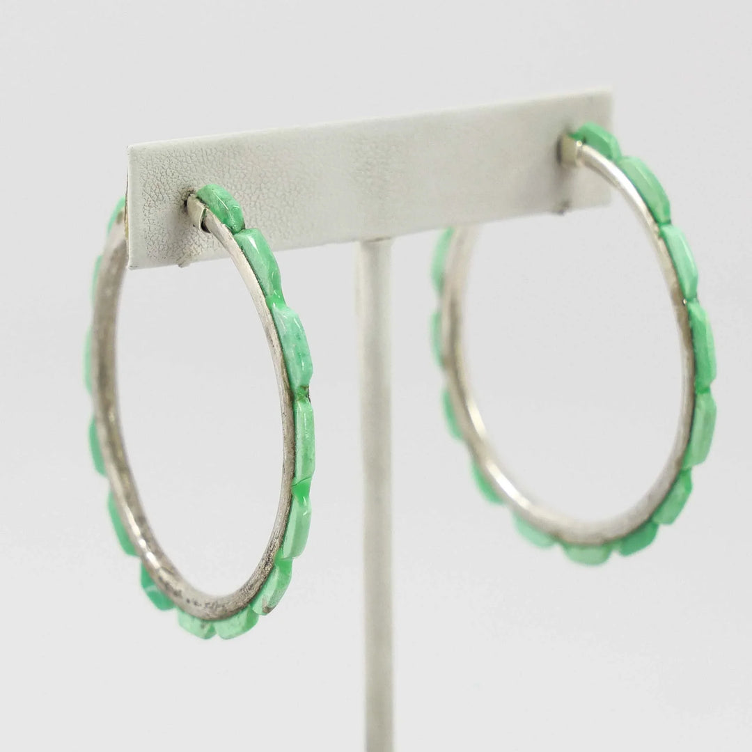 Turquoise Hoop Earrings