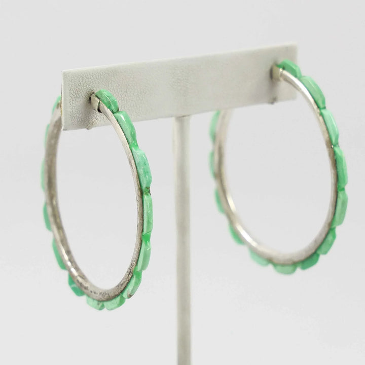 Turquoise Hoop Earrings