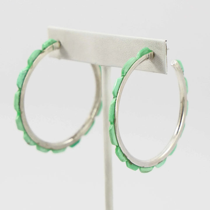 Turquoise Hoop Earrings