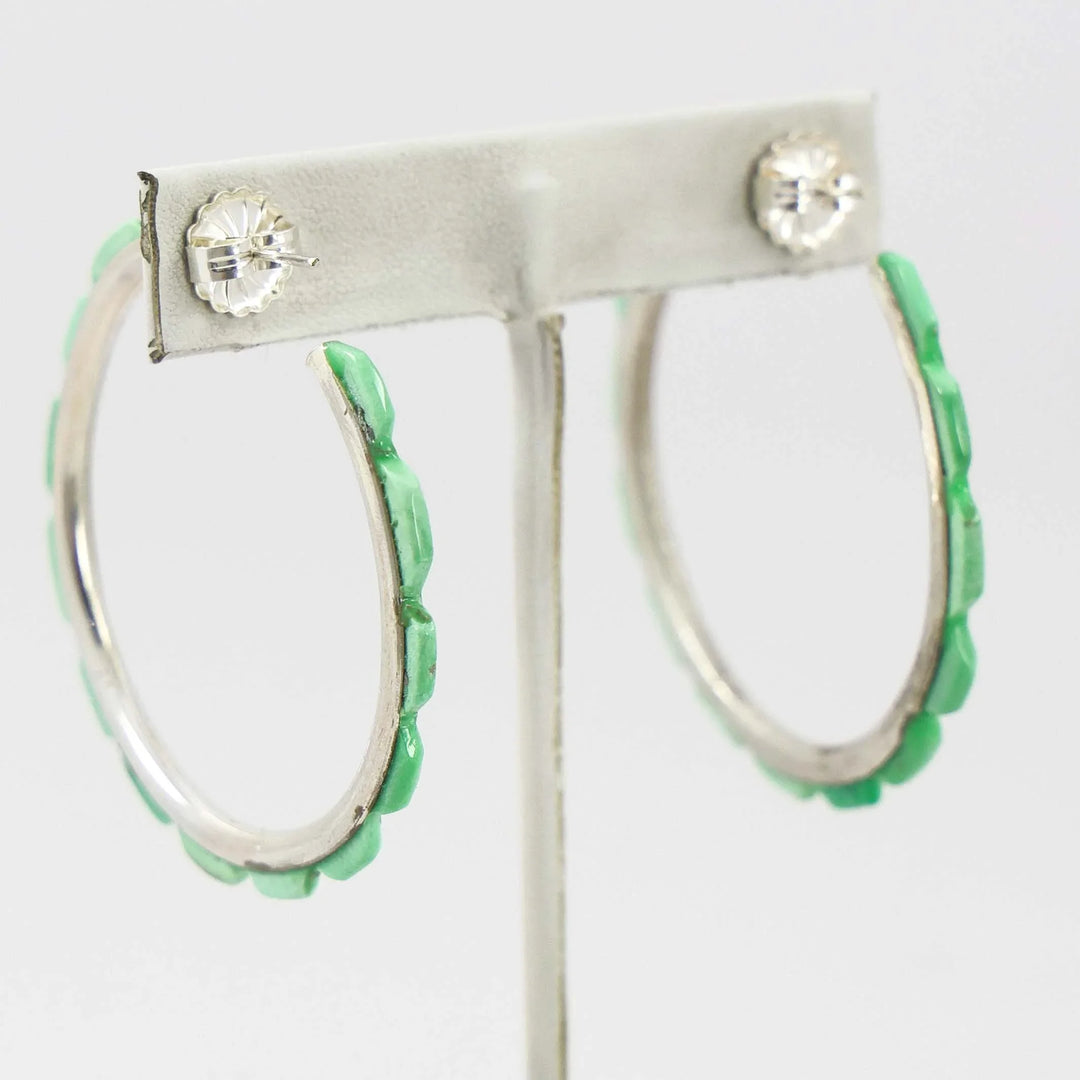Turquoise Hoop Earrings