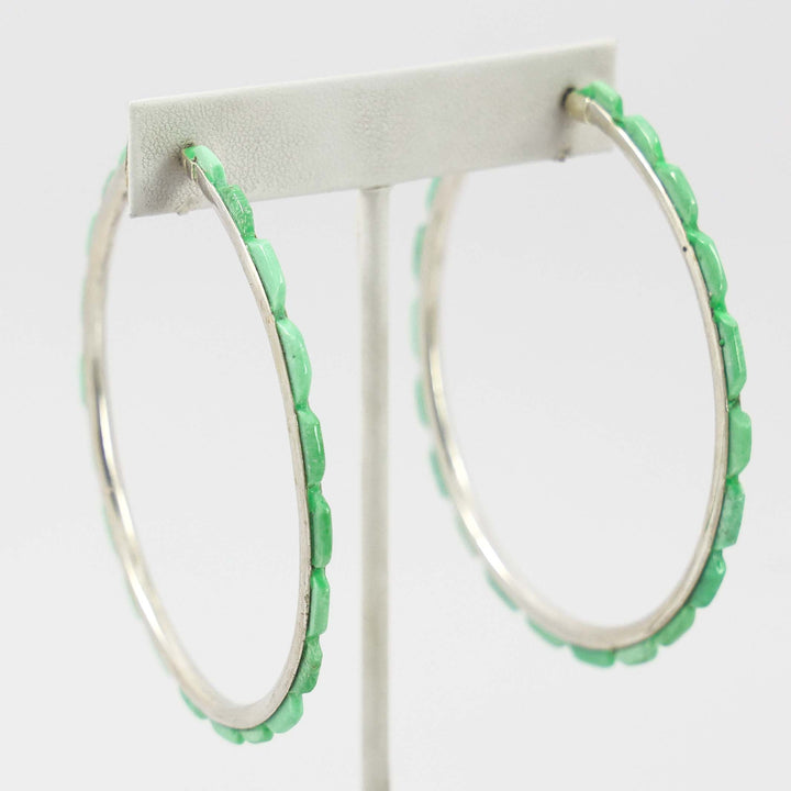 Turquoise Hoop Earrings