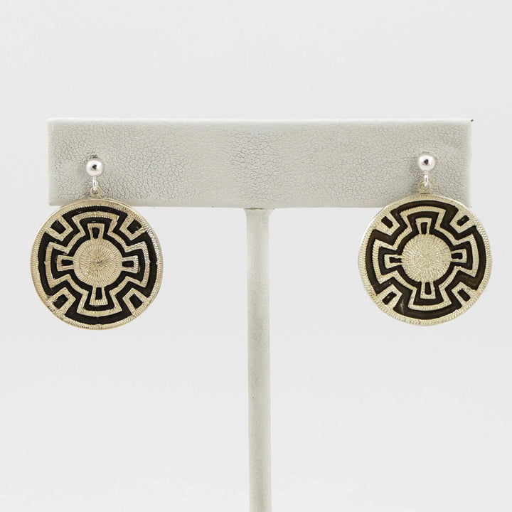 Silver Basket Earrings