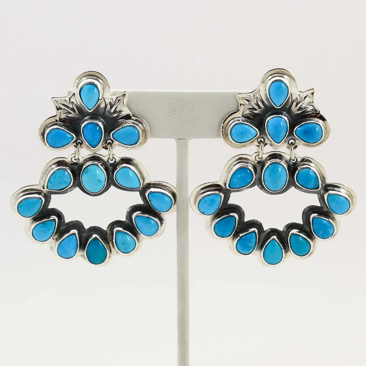 Sleeping Beauty Turquoise Earrings