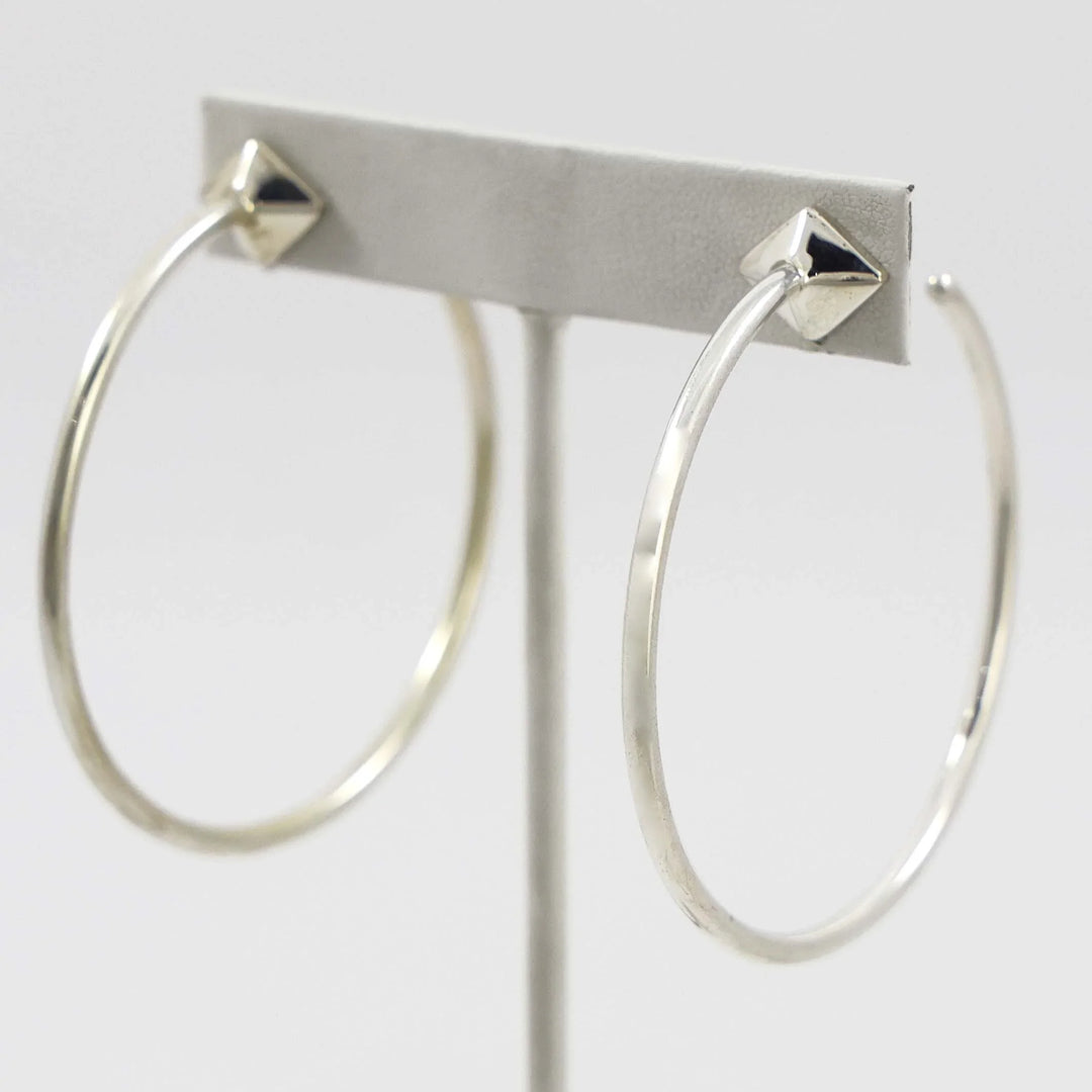 Silver Hoop Earrings
