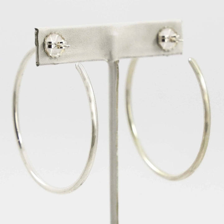 Silver Hoop Earrings