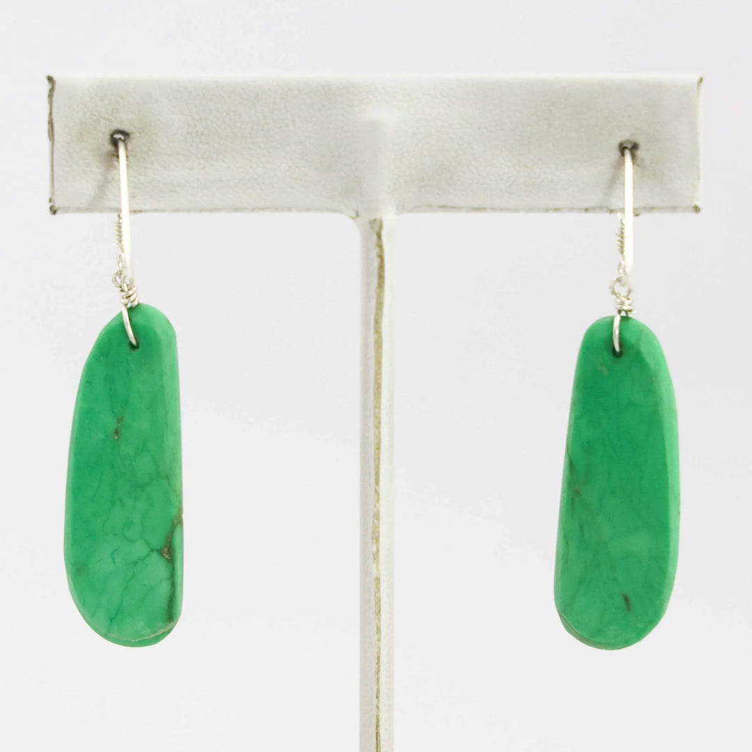 Variscite Slab Earrings