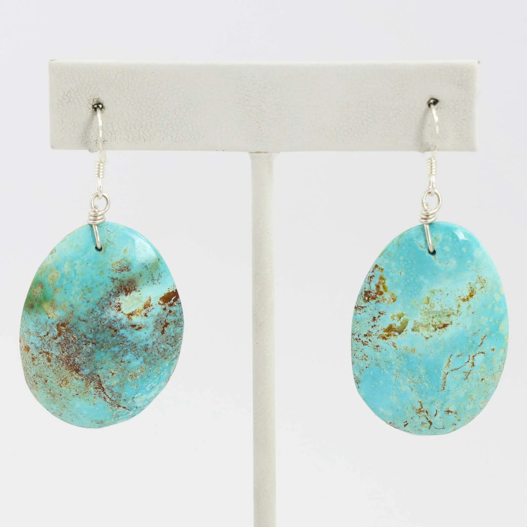 Royston Turquoise Slab Earrings