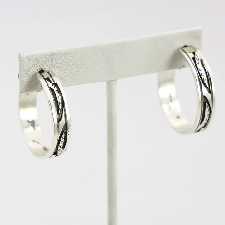 Silver Hoop Earrings