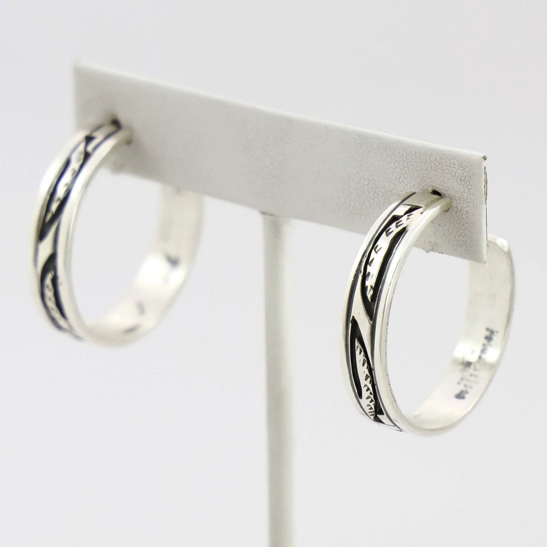 Silver Hoop Earrings