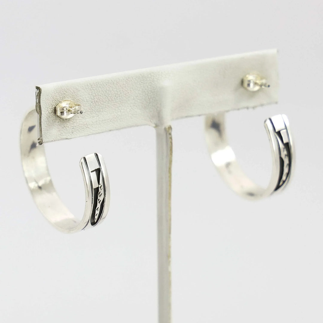Silver Hoop Earrings