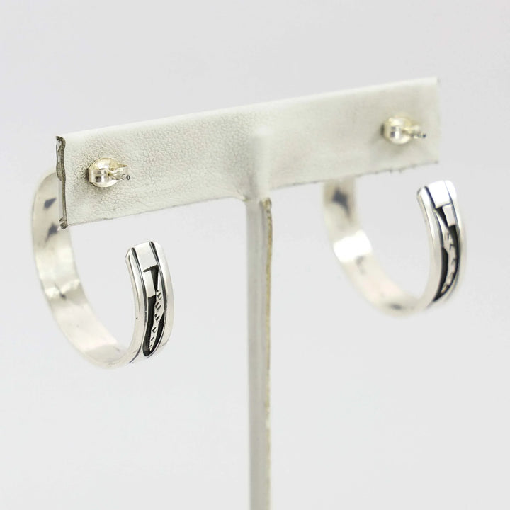 Silver Hoop Earrings