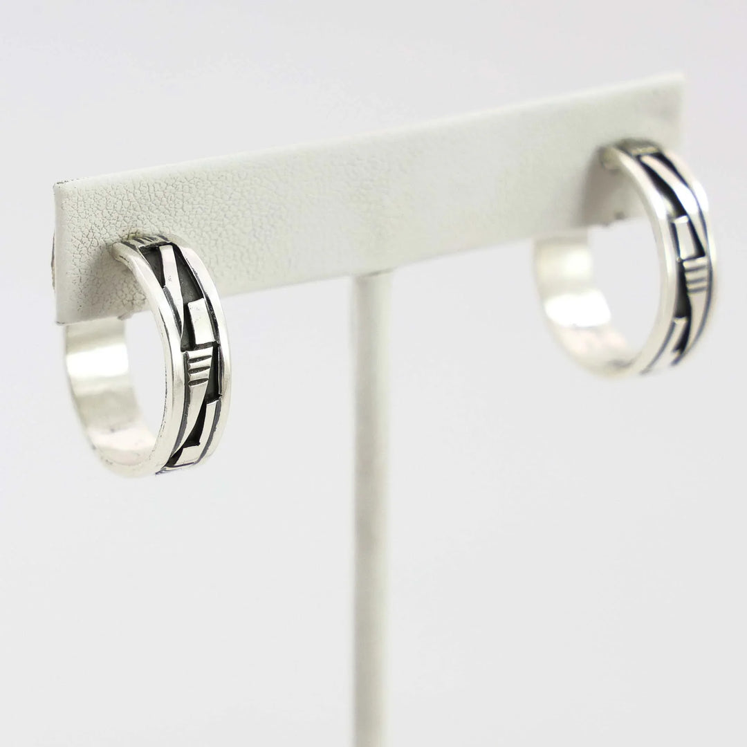 Silver Hoop Earrings
