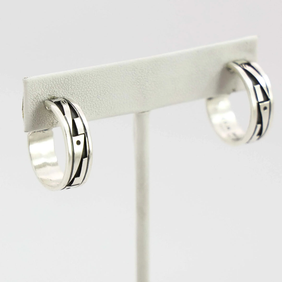 Silver Hoop Earrings