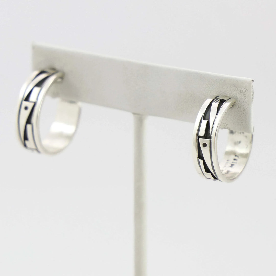Silver Hoop Earrings