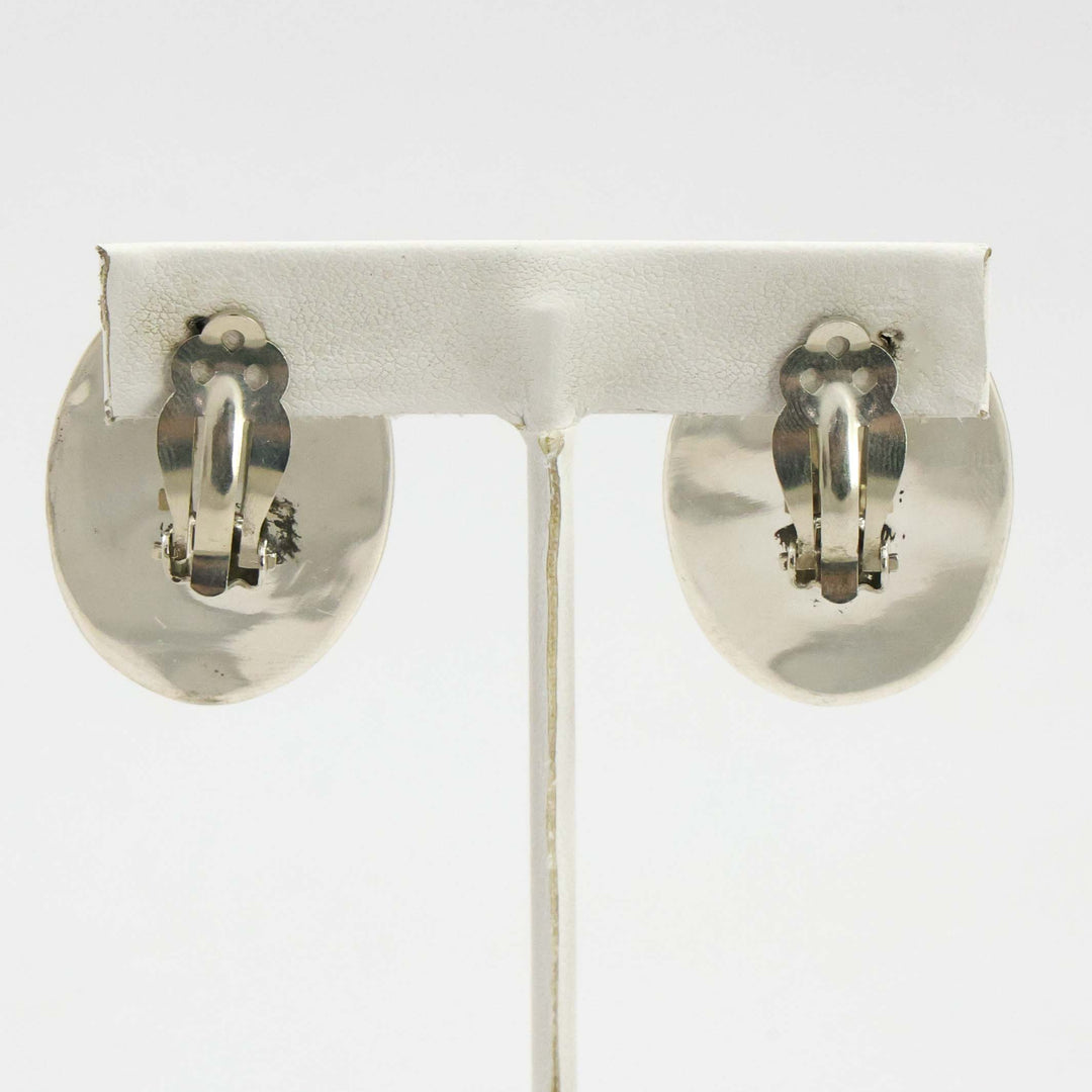 Morenci Turquoise Clip Earrings