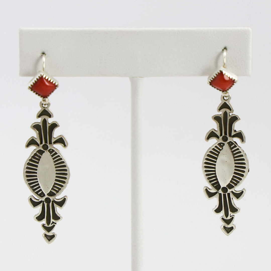Coral Earrings