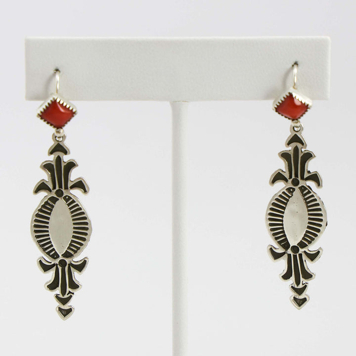 Coral Earrings