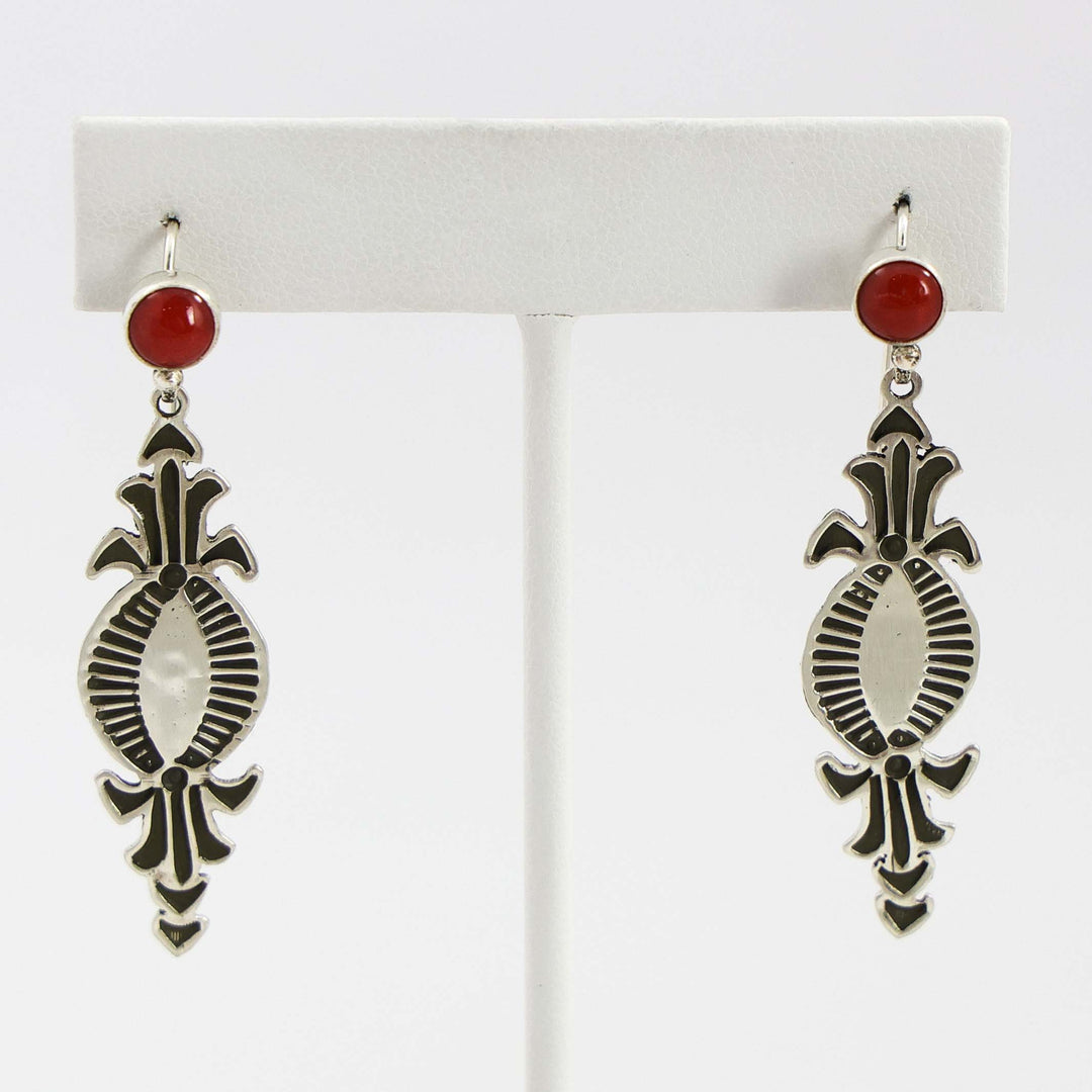 Coral Earrings