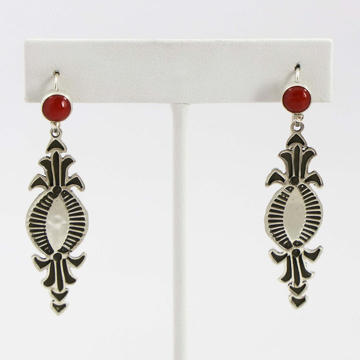 Coral Earrings